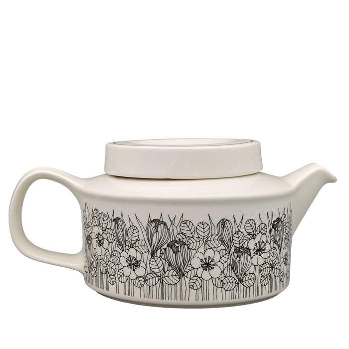 Arabia Krokus Tea Pot, vintage tea pot Arabia