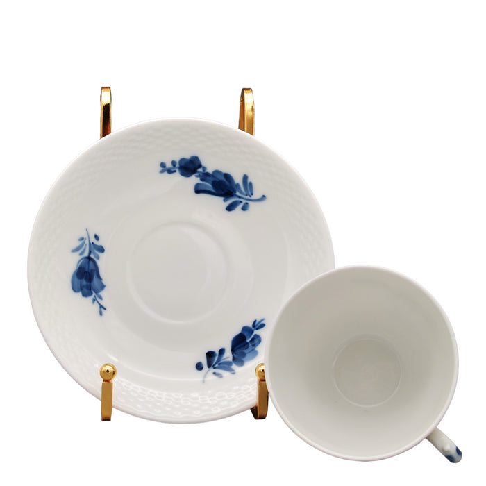 Royal Copenhagen Blue Flower Tea Cup Design 8261, vintage Cup & Soucer Royal Copenhagen